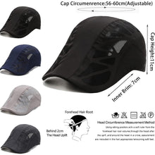 Herren Schirmmütze atmungsaktiv – Baskenmütze für Outdoor & Sport