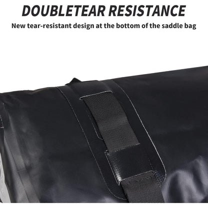 Wasserdichte Motorrad Satteltaschen 50L – Gelb (2er-Pack)