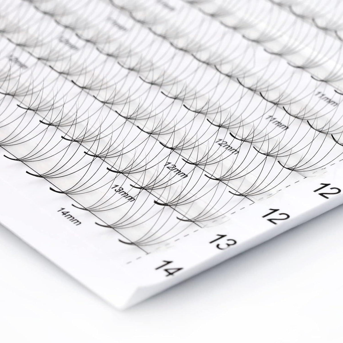Russische Volumenwimpern 0.07mm D 9-14mm Mix – Vorgefächerte Wimpern
