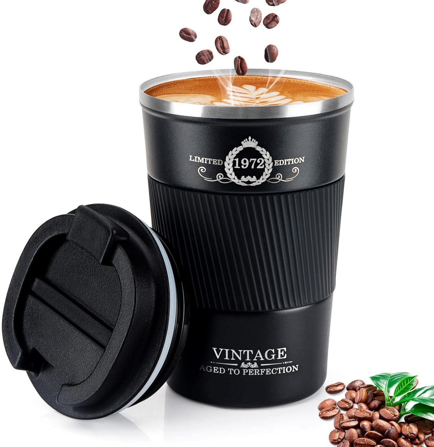 Isolierter Thermobecher 380ml doppelschichtiger Kaffeebecher aus