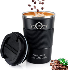 Kaffeebecher to go Thermobecher 380ml Edelstahl doppelschichtig