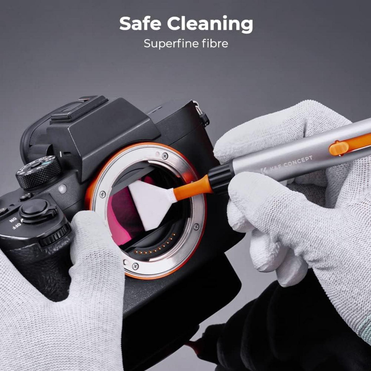 Kamera Reinigungsset mit Pinsel, Carbonspitze, Cleaning Swab