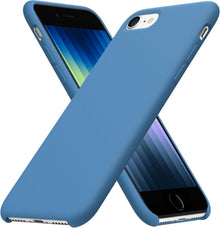 Schutz Hülle für iPhone SE 3 2022 Silikon Blau