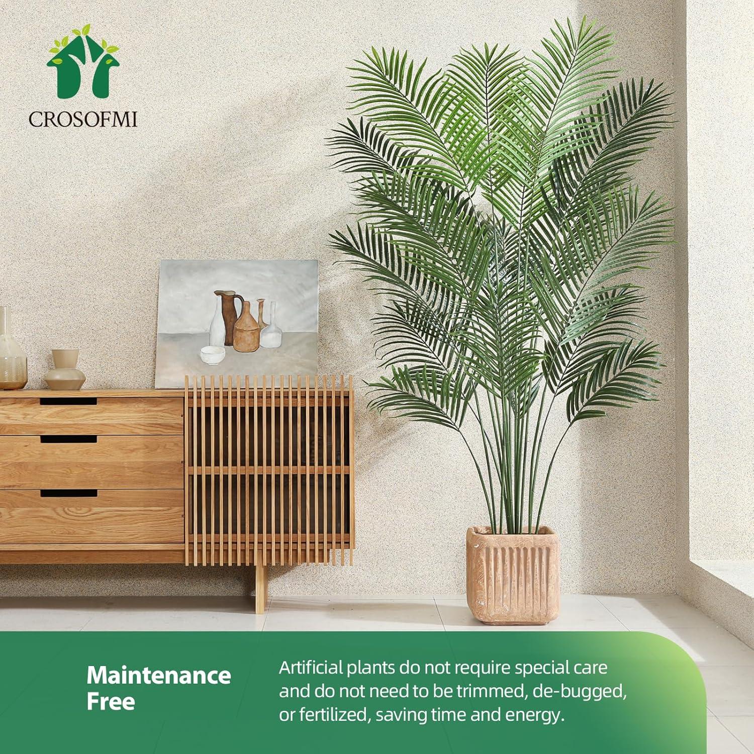 190cm Künstliche Palme im Topf Kunstpflanze Deko Wohnzimmer