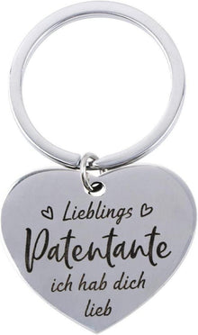 Schlüsselanhänger Patentante Geschenk zur Taufe Geburtstag Muttetertag