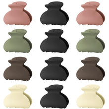12er Set Kleine Haarklammern 4cm Mini Haarkrallen Hair Clips - Matt