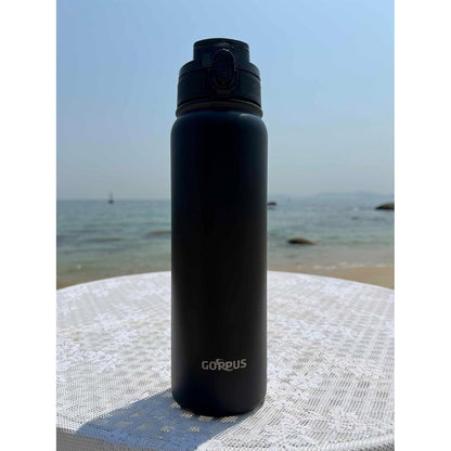 1L Doppelschicht Edelstahl Thermosflasche mit