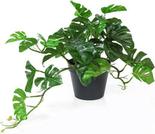 Kunstpflanze Monstera 26.6cm Künstliche Pflanzen Deko Topf