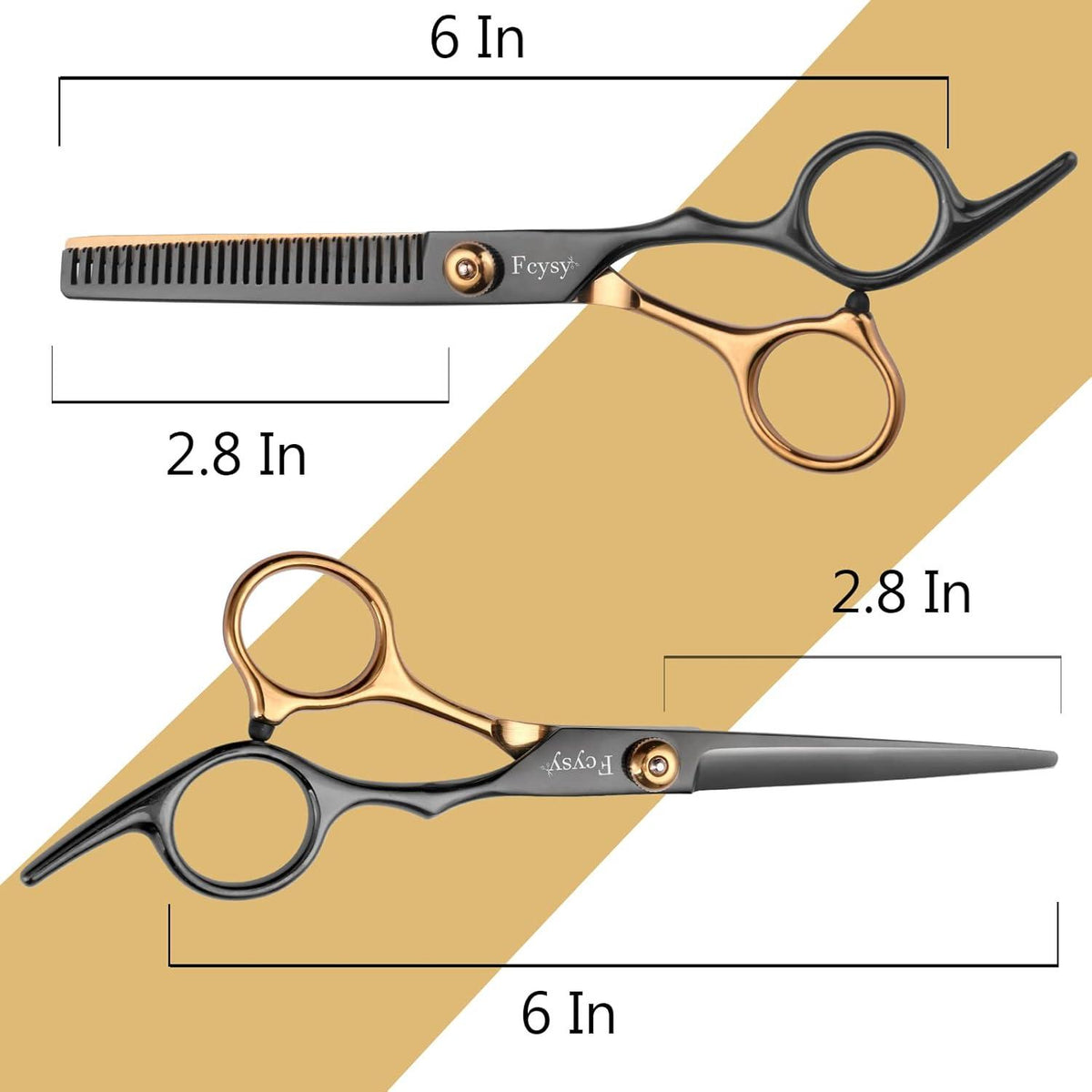 Professionelles Haarscheren Set 6 Zoll - Präzise Schneiden