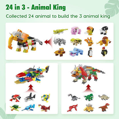 D-FantiX Adventskalender 2024 für Kinder mit 24 Mini