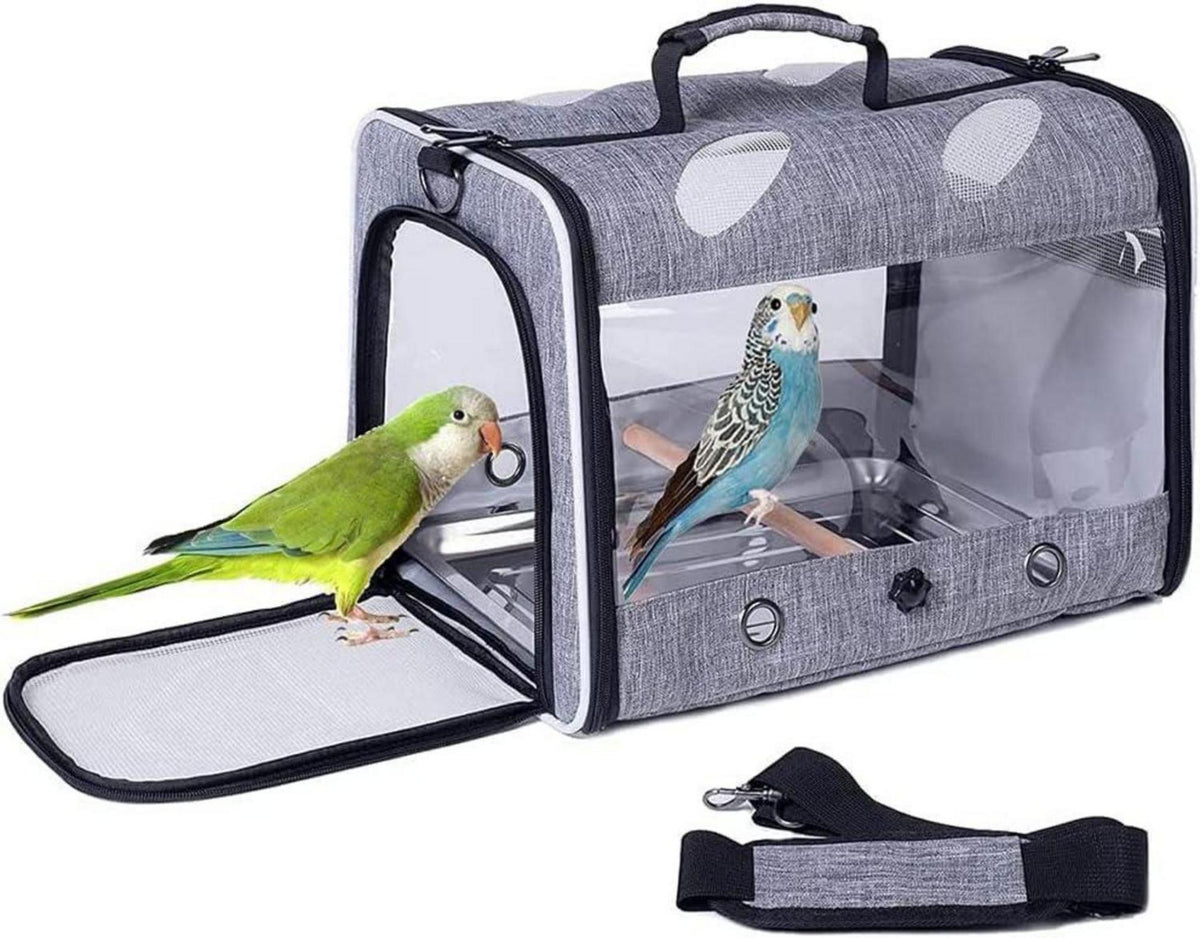 Interfashioner® Transparente Vogeltrage für Reisen, 2022 verbesserte