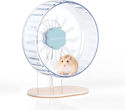 Transparentes Laufrad für Hamster 26cm leise rutschfeste Laufscheibe