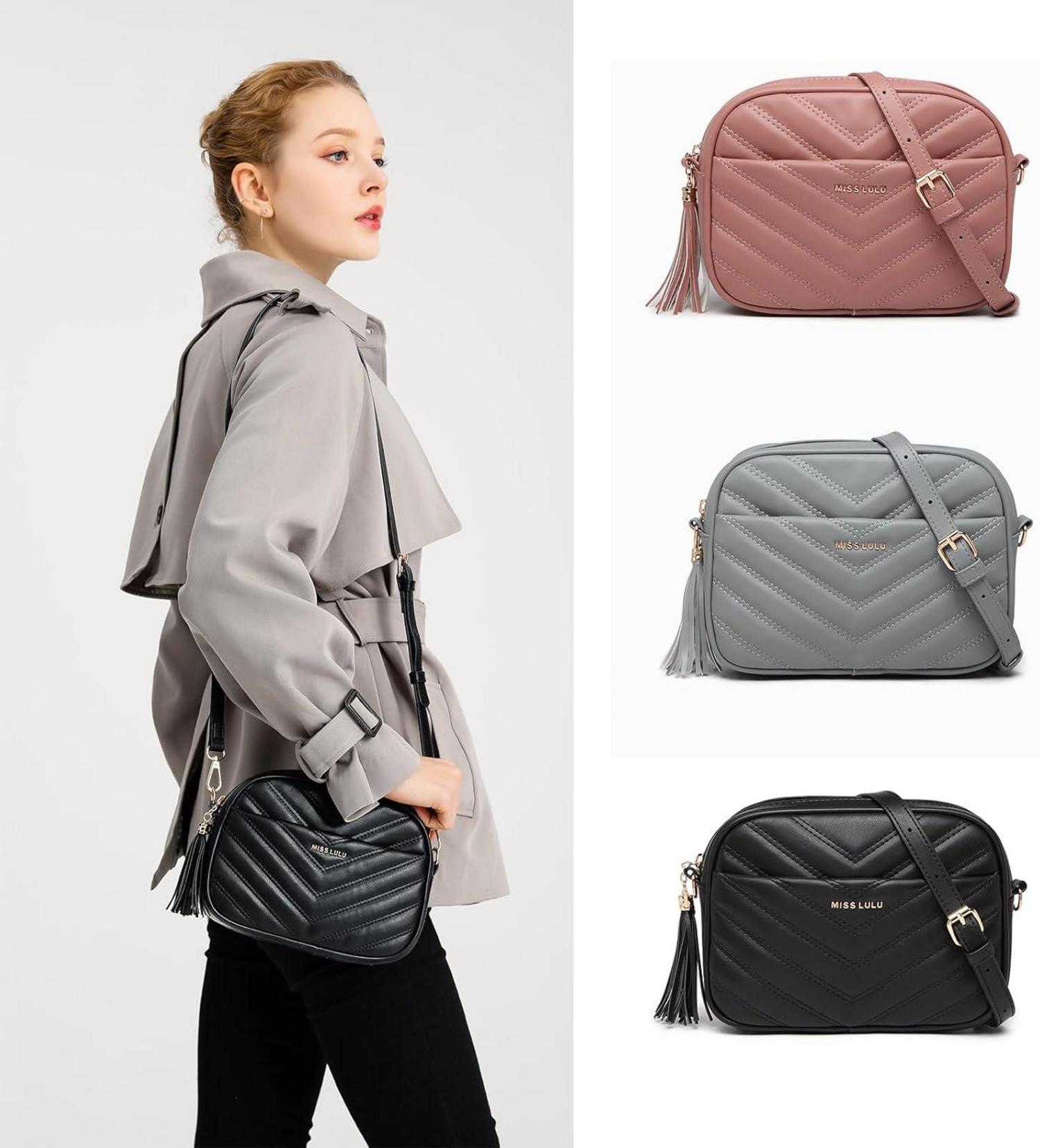 Umhängetasche Damen Crossbody Bag Goldenes Hardware-Design