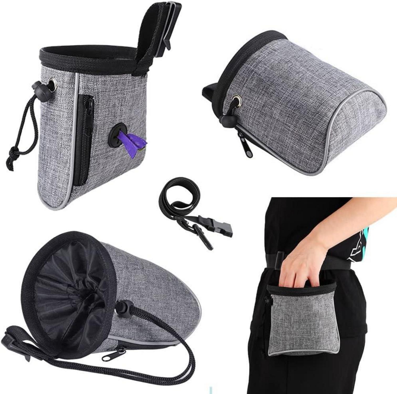Yoosso Leckerlibeutel Hundetraining Futtertasche Grau