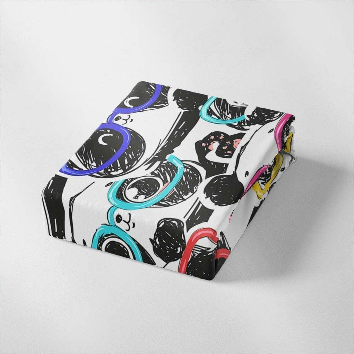 Panda Bettwäsche Set 220x240cm - Niedliches Tier Motiv für Kinder