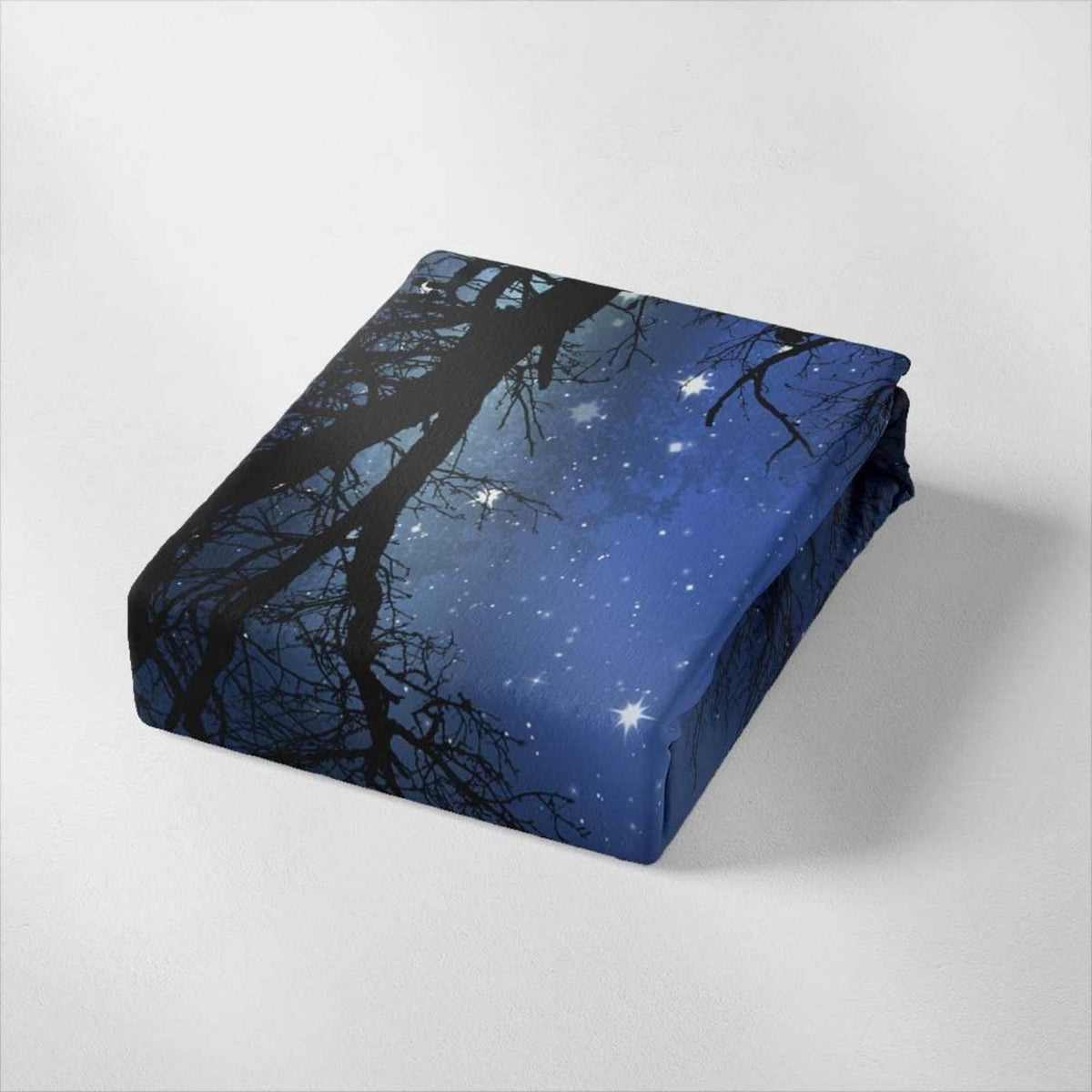 Kinder Bettwäsche Set Mond Sterne Galaxie 200x220cm