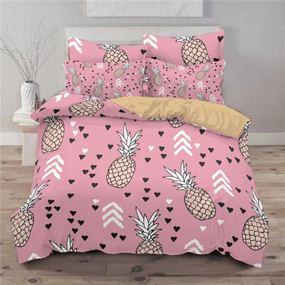 Ananas Bettwäsche Set 200x200cm - Tropisch & Ultraweich