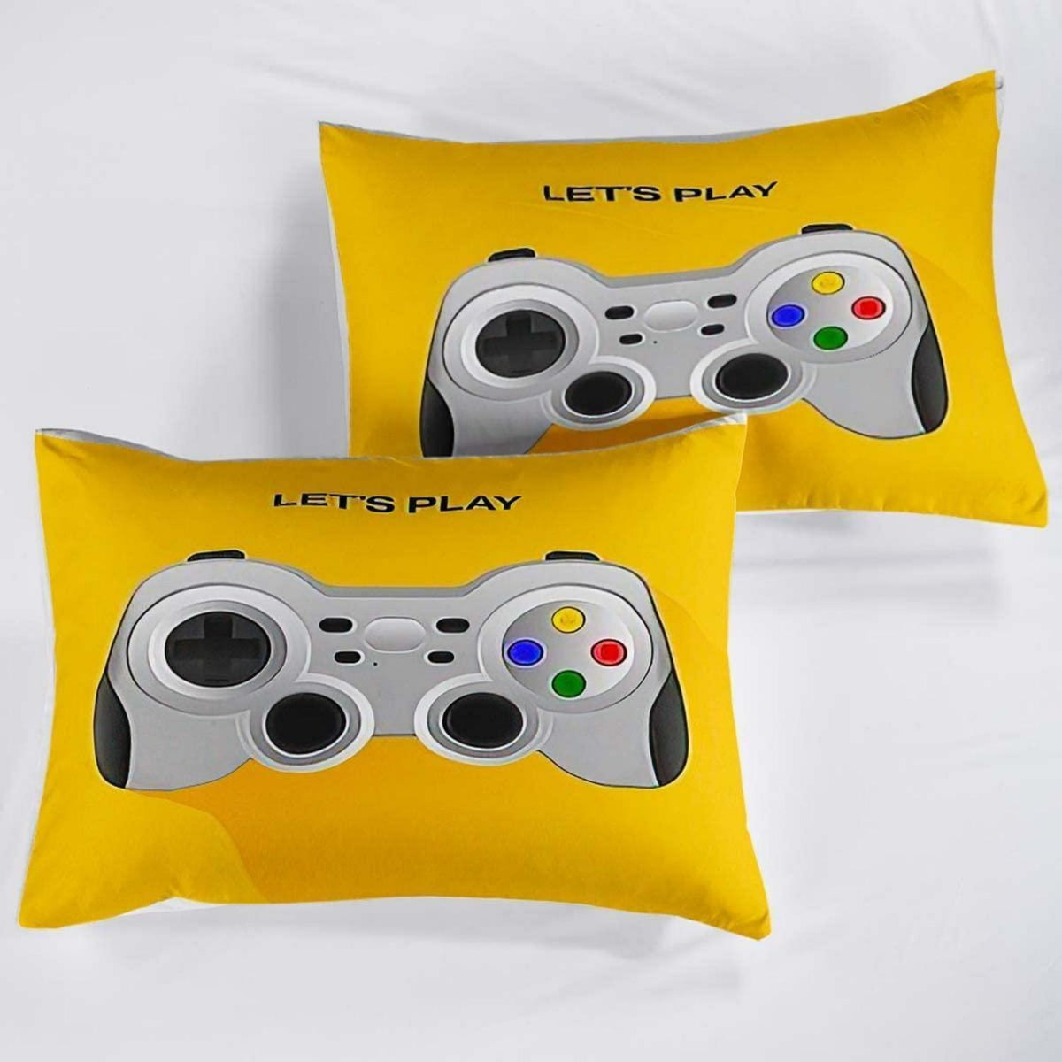 Gamer Bettwäsche Set 200x200cm – Gamepad Bettbezug für Kinder & Teenager