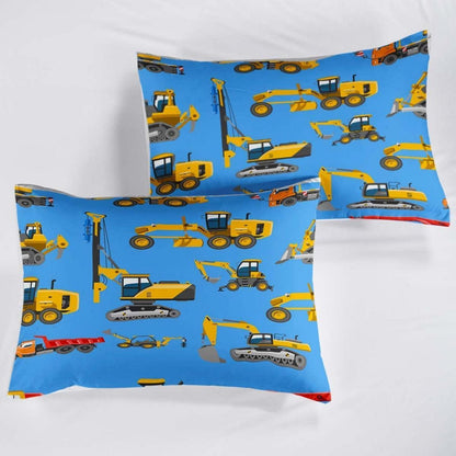 Blaues Bettwäsche-Set 155x220cm mit Kissenbezug – Superweiche Mikrofaser