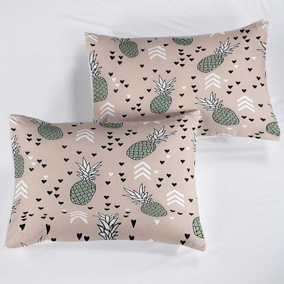 Ananas Bettwäsche Set 220x240cm - Tropical Bettwäsche für Kinder