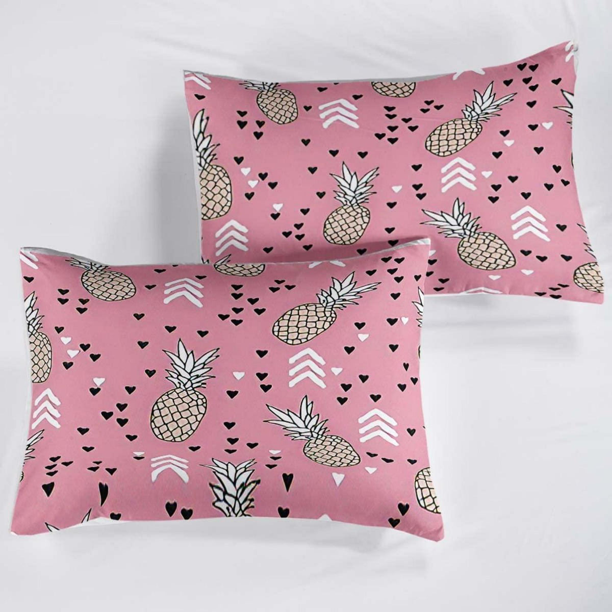 Ananas Bettwäsche Set 155x220cm – Tropisch & Ultraweich