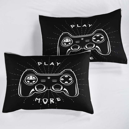 Gamer Bettwäsche Set 200x200cm – Gamepad Bettbezug für Kinder & Teenager