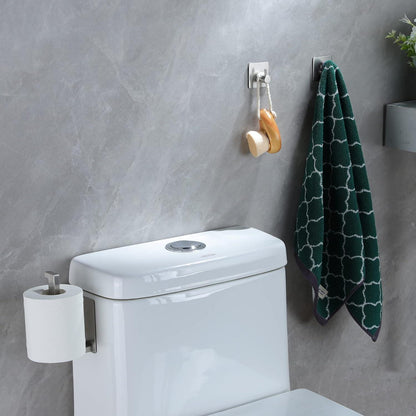 YIGII Toilettenpapierhalter Edelstahl Selbstklebend Bad Küche Silber
