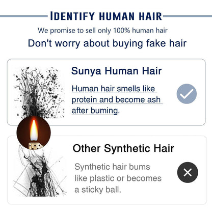 Clip In Echthaar Verlängerung Schwarz 45cm 120g Remy