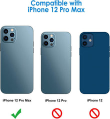 Kameraschutz iPhone 12 Pro Max 6,7 Zoll 9H Glas 3er Set
