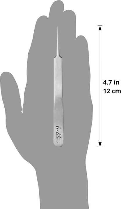 Hochpräzise Spitzpinzette 12cm Edelstahl Bastelpinzette Nähen