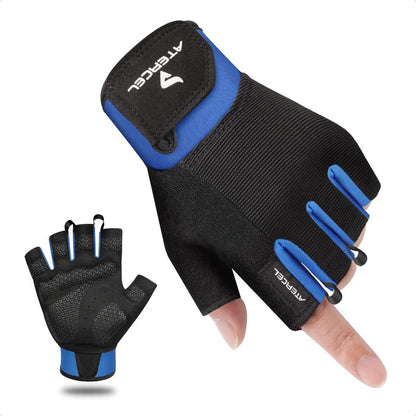 Fitness Handschuhe Trainings Crossfit Bodybuilding Blau XL