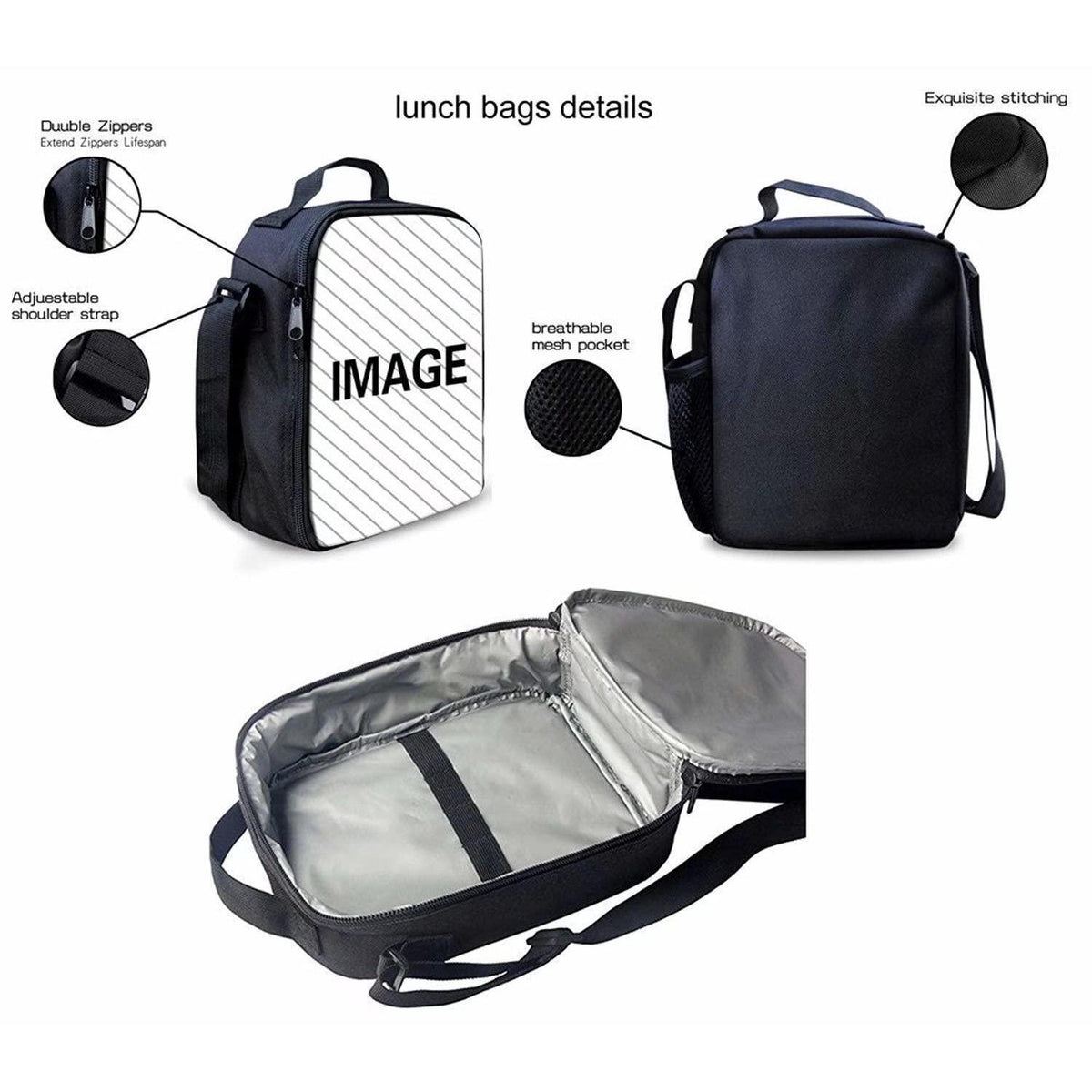 Schultaschen-Set Pferd: Rucksack, Federmäppchen & Lunchbox