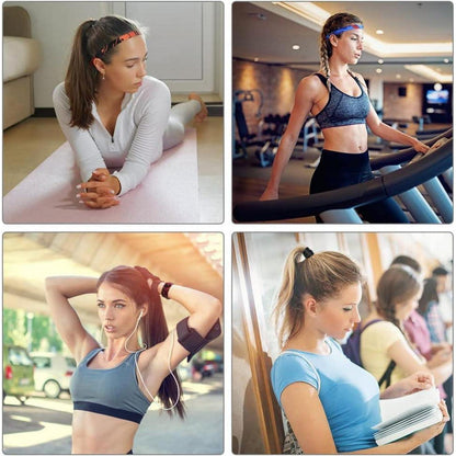 5er Set Sport Stirnbänder für Damen und