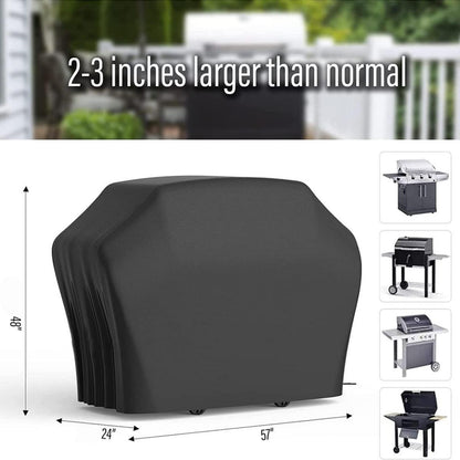 Grillabdeckung wasserdicht 147 cm Oxford-Gewebe staubdicht