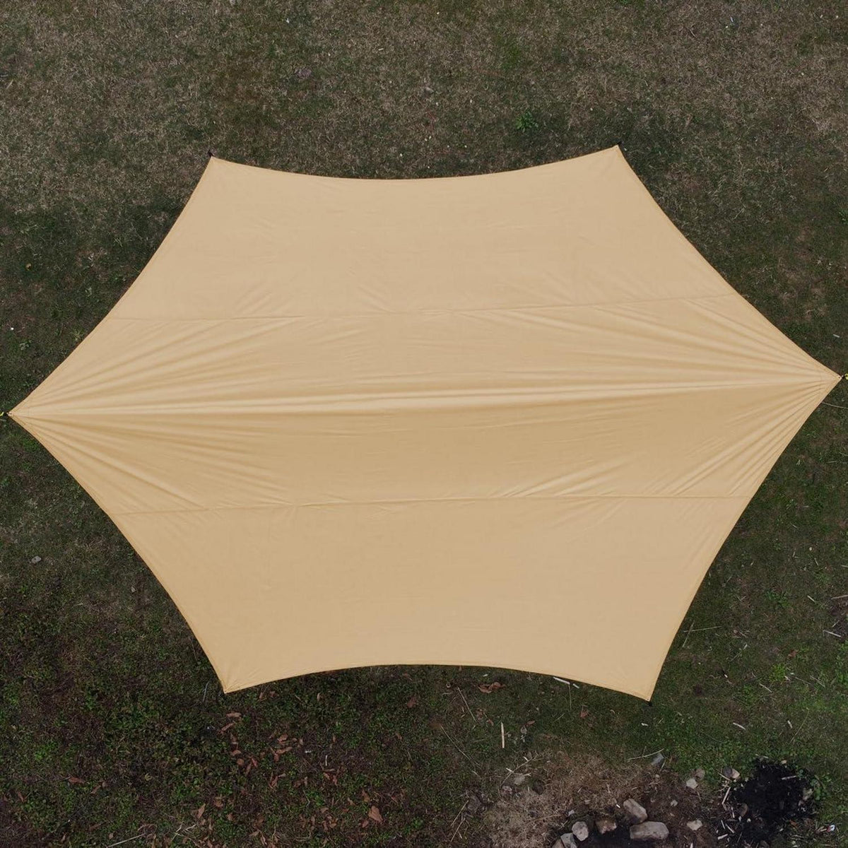 Großes Camping Tarp Zelt 4,5x4,5m Ultraleicht Wasserdicht
