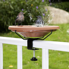 Vogeltränke Edelstahl Balkon Garten Modern 30 cm Frostsicher
