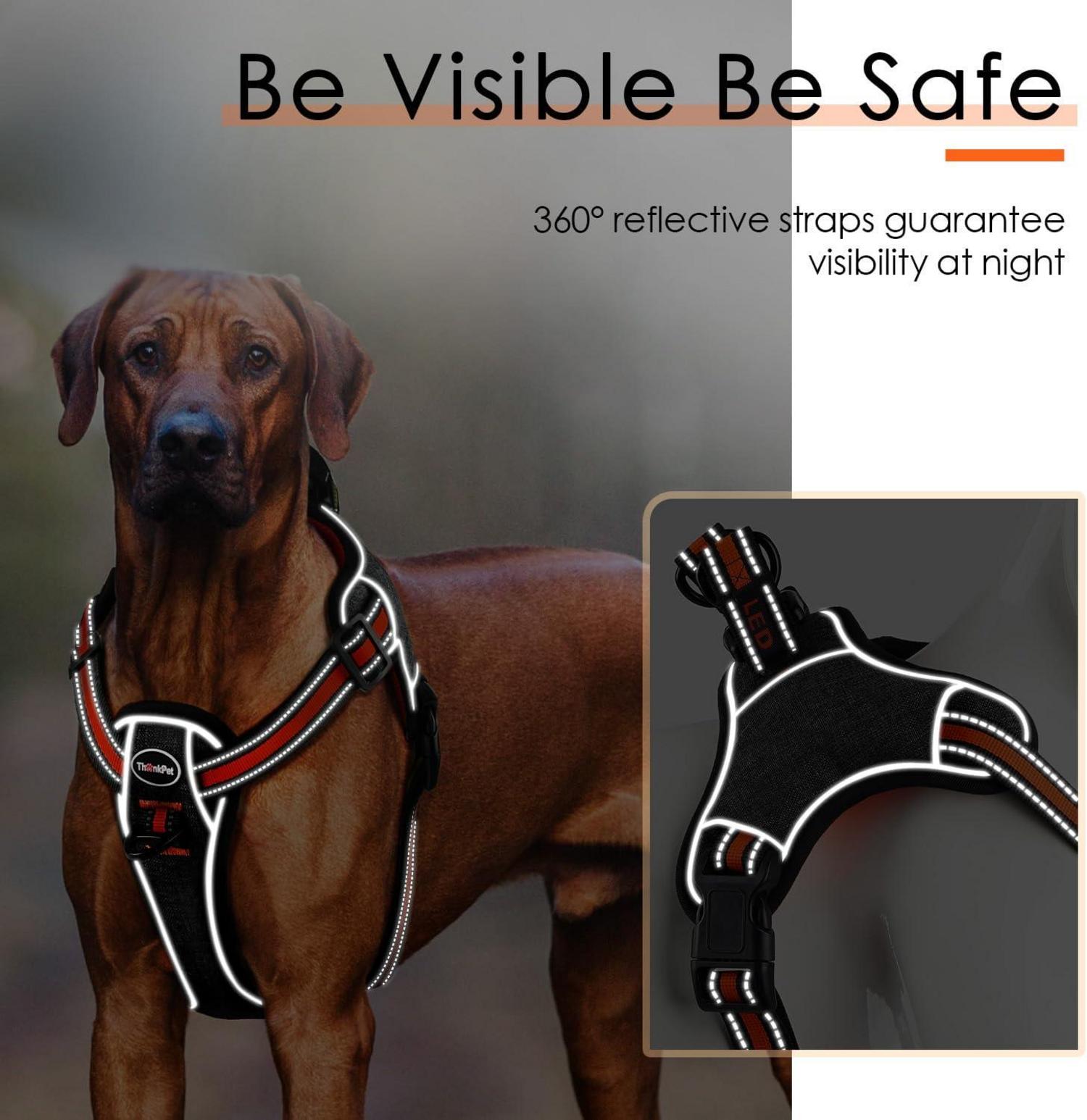 No-Pull, Ausbruchsicheres, Reflektierendes Step-In Hundegeschirr