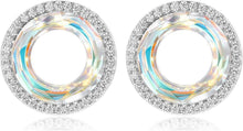 Kristall Ohrringe Damen Schmetterlingsverschluss Vintage Look Aurore