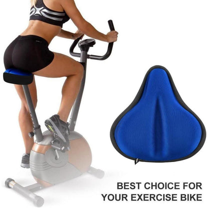 Fahrradsattelbezug Gel Blau – Weich & Bequem für Fitnessrad