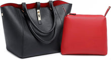 Damen Leder Shopper Groß Handtasche Schultertasche