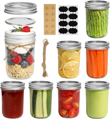 Einmachgläser 250ml 8er Set Vorratsgläser Marmeladengläser