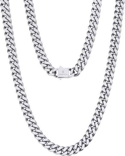 Gold Panzerkette für Männer Hip Hop Cuban Link Chain 8/12/14mm