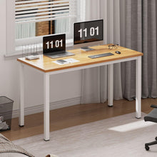 Kleiner Computertisch 80x40 cm Teak Weiß, Home