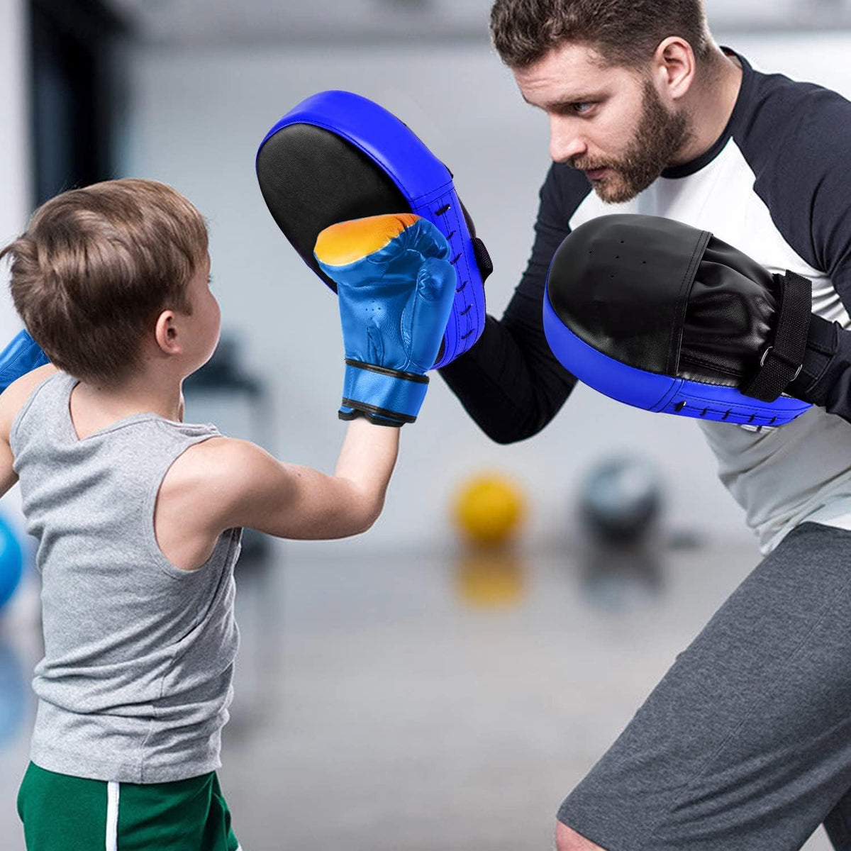 Handpratzen Set 2 IN 1 PU Pratzen Schlagpolster Boxen Kickboxen MMA_Boxsack