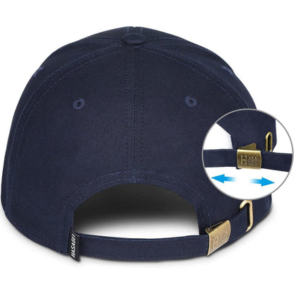 Baumwoll Baseball Cap Verstellbar Blau