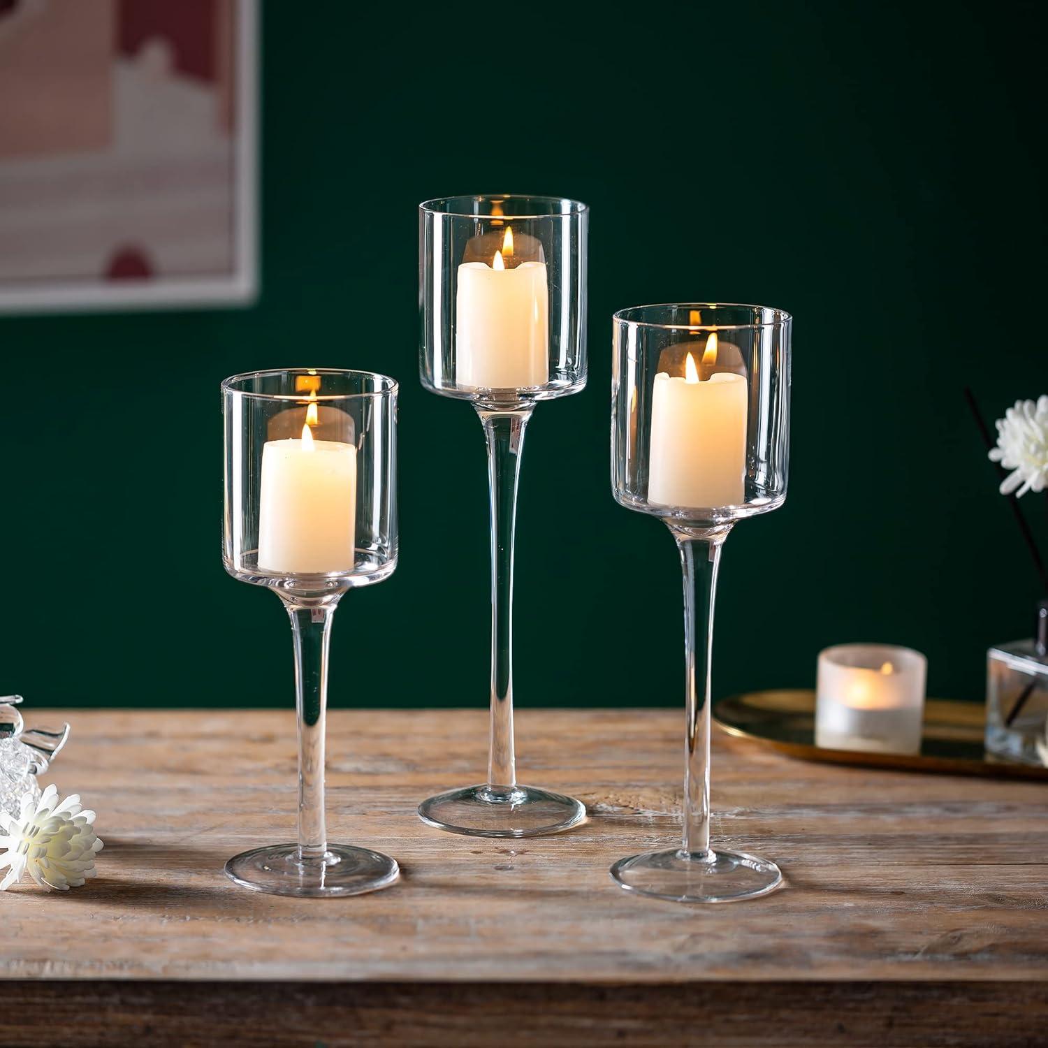 30-teiliger Teelichthalter Glas für Hochzeit Party Deko