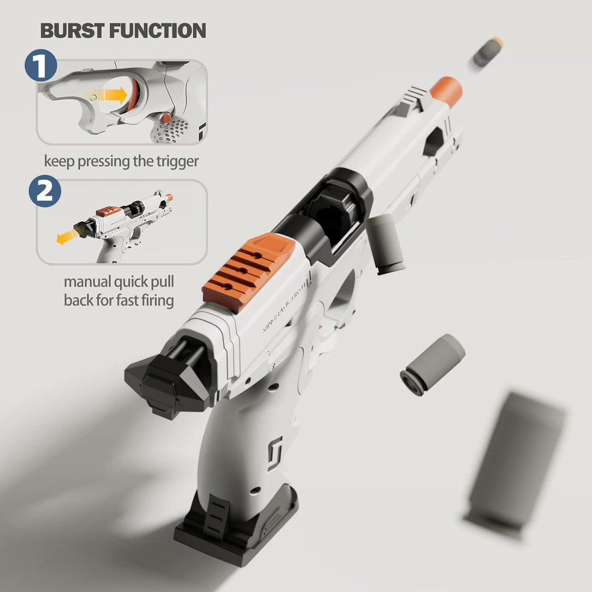 Pistolen Spielzeug Schaumstoff Blaster für Kinder ab 8 Jahren - Dart Blaster