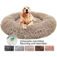 Flauschiges Hundebett Rund – Kuschelbett für Hunde & Katzen