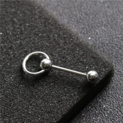 Zungenpiercing Set 16mm Barbell 14G Chirurgenstahl mit Kugeln