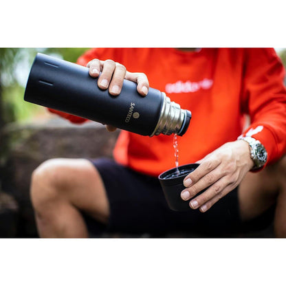 Thermoskanne Edelstahl 1l und 500ml Isolierflasche mit